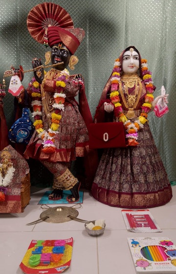 Leicester Temple (ISSO) Murti Darshan