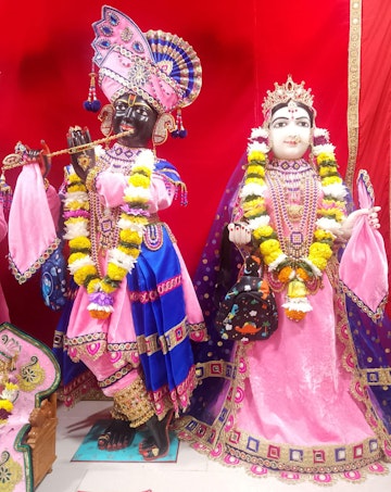 Leicester Temple (ISSO) Murti Darshan